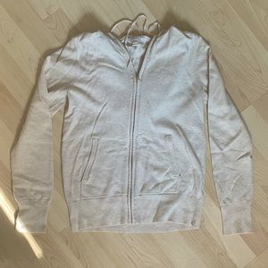 J Crew Hooded Zip Up Sweater